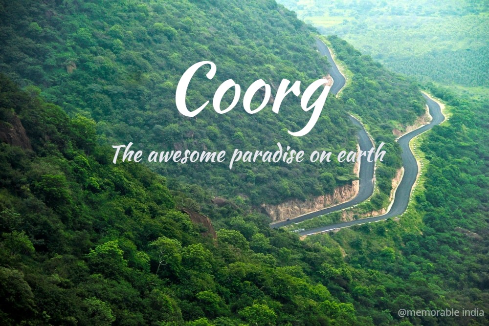 coorg travel brochure