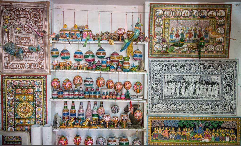 Heritage Crafts Village Raghurajpur Puri Odisha India