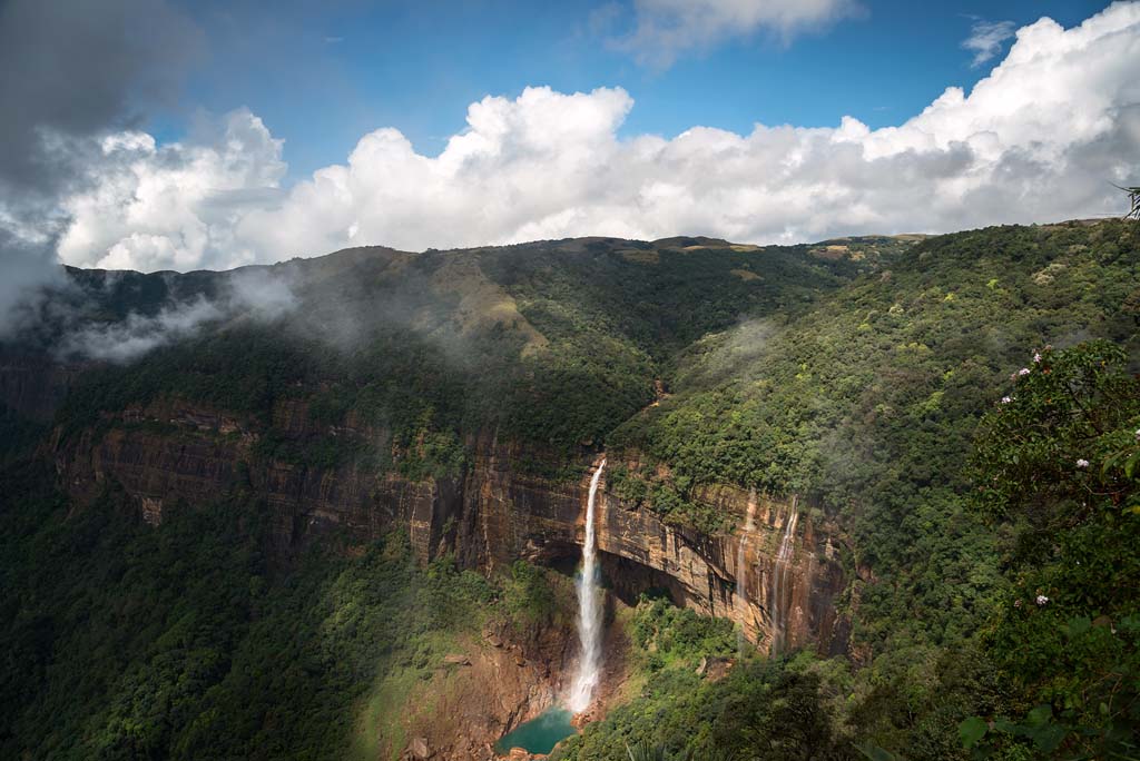 Nohkalikai Falls Cherrapunjee Meghalaya India