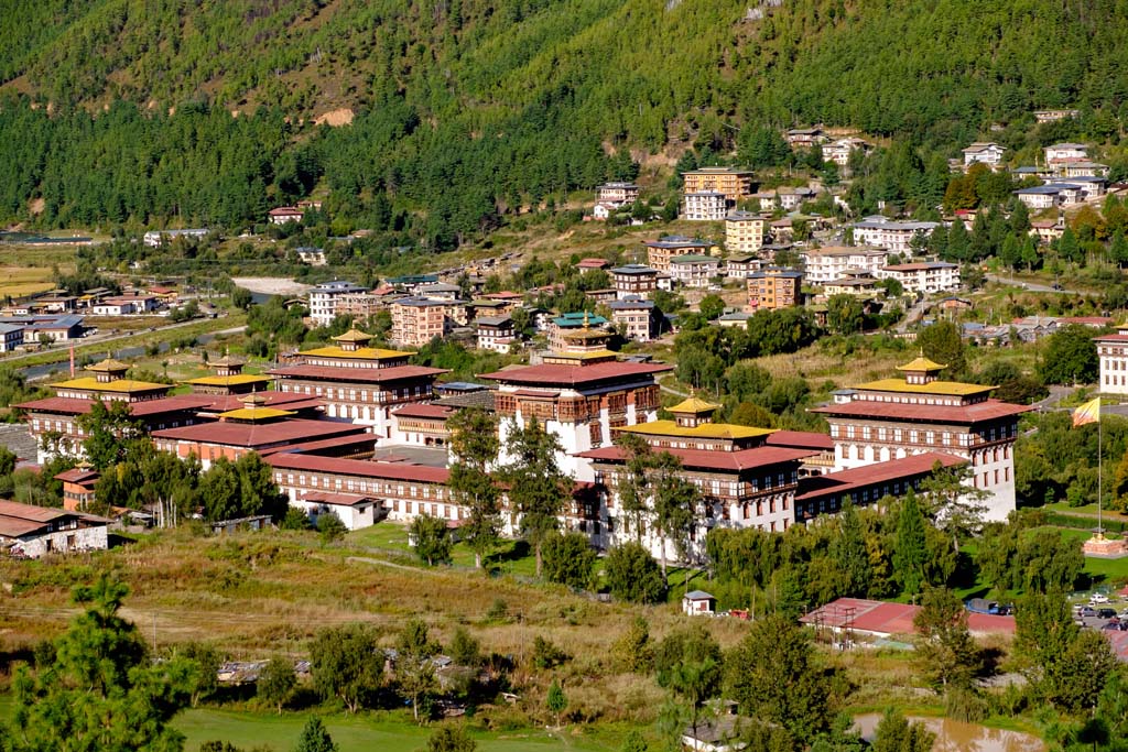 Trashi Chhoe Dzong Thimphu Bhutan