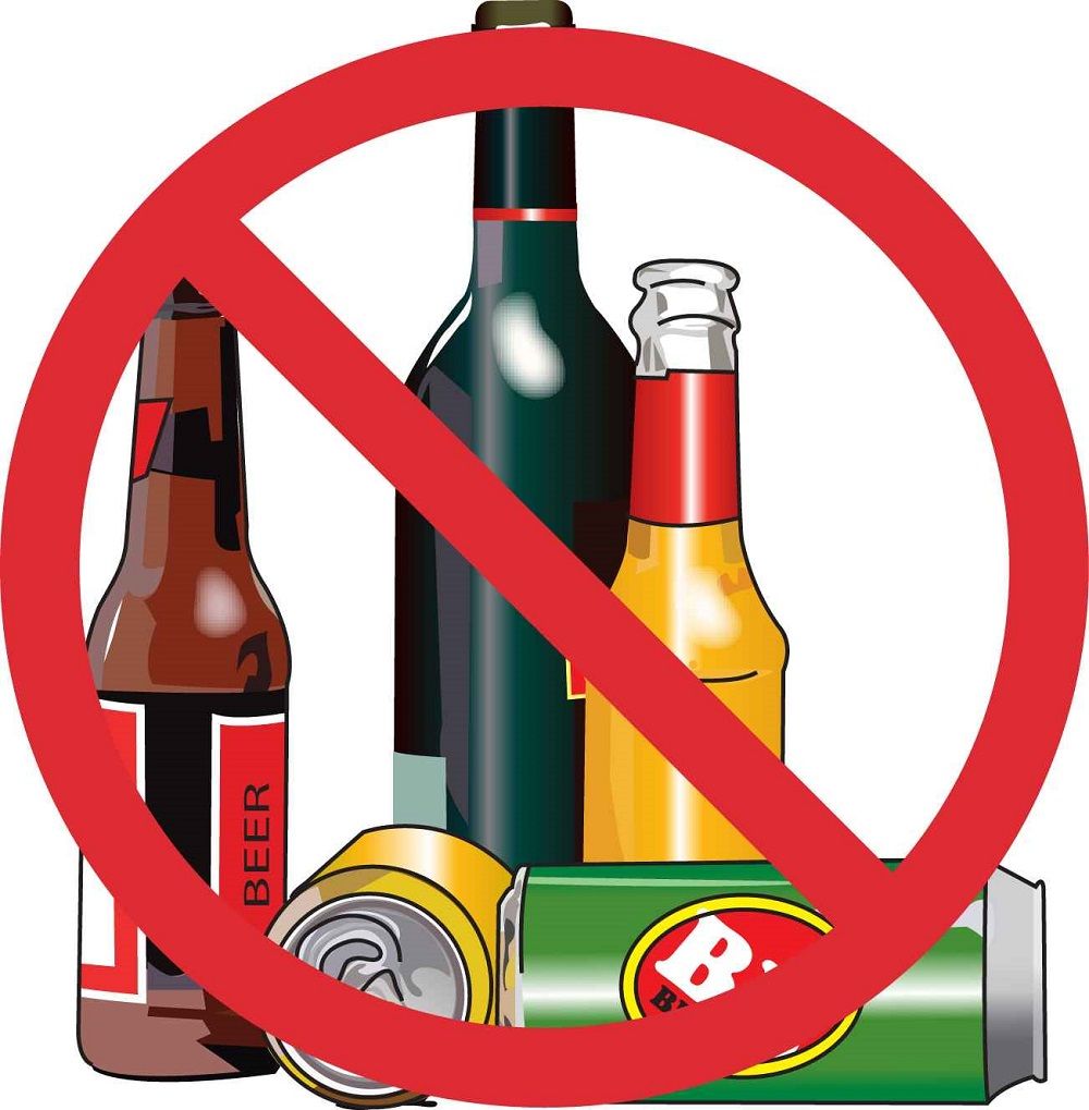 say no to alcohol