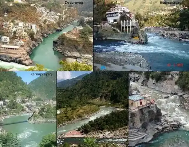 पवित्र नदियों के संगम स्थल – पंच प्रयाग