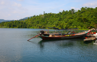 wildlife boatride at Pyekar lake
